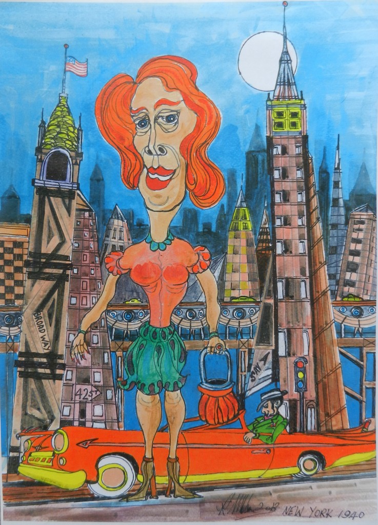 New York 1940. Painted 2013.
